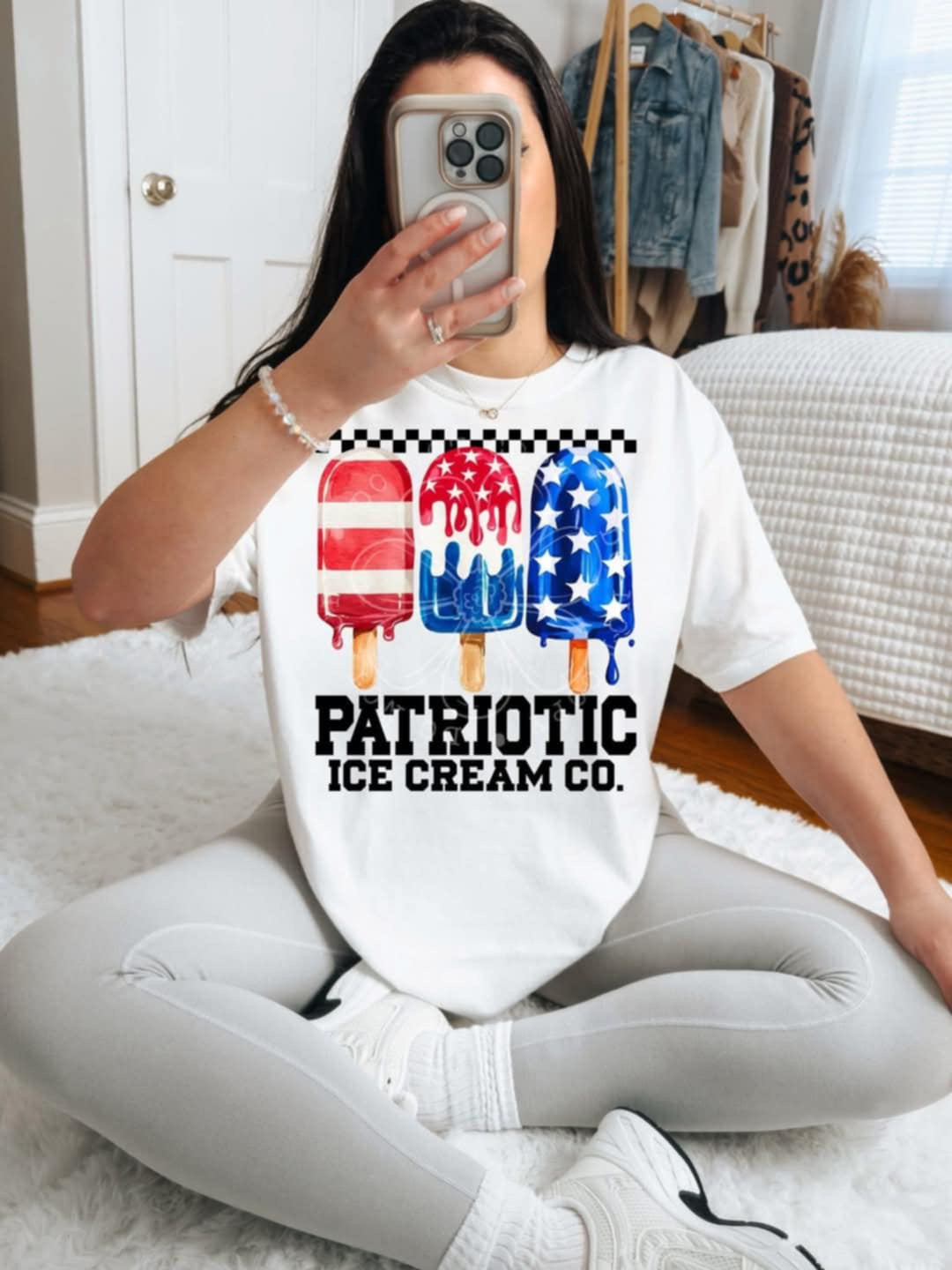 Patriotic ice cream co (Lyttle) 100283 DTF transfer