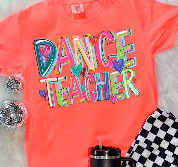 Dance Teacher (cherry words s&g) 30815 DTF transfers