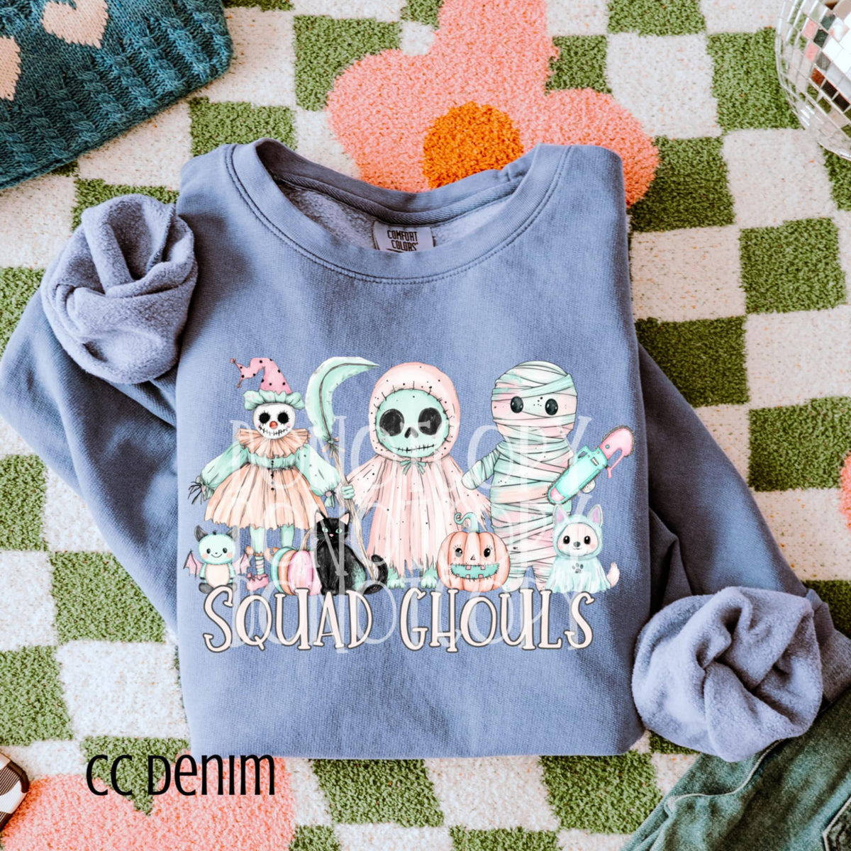 Squad Ghouls Monsters pastel (csg) DTF transfer