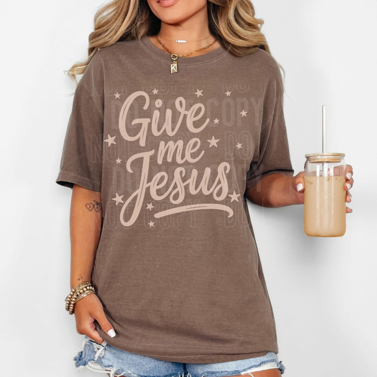 Give me Jesus (SBB) DTF transfer