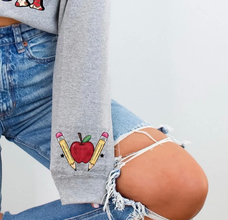 Born To Teach Pocket 36721 DTF transfer