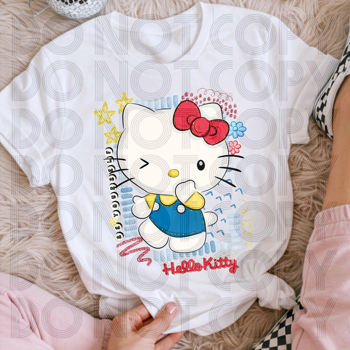 Be Yourself Kitty (SSD) DTF transfer