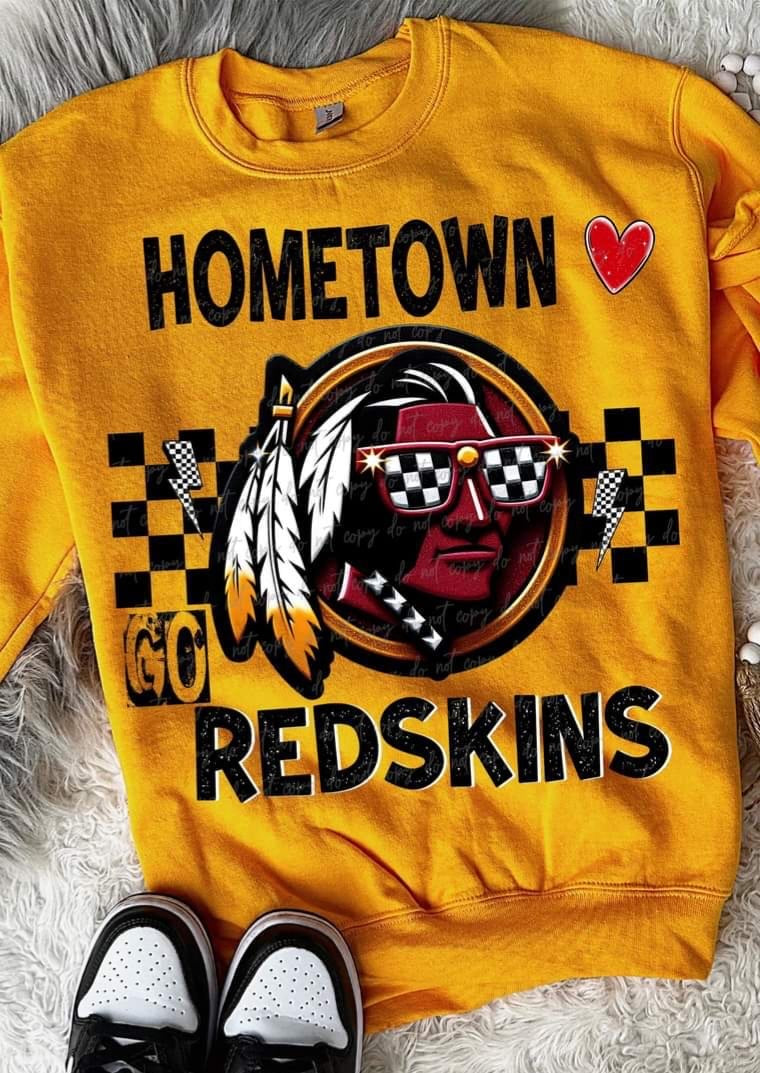 Hometown red skins (VIRGO) 55676 DTF transfer