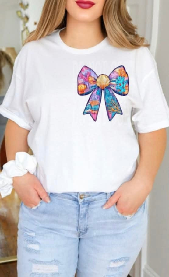 Mermaid hair bow (PH) 97266 DTF transfer