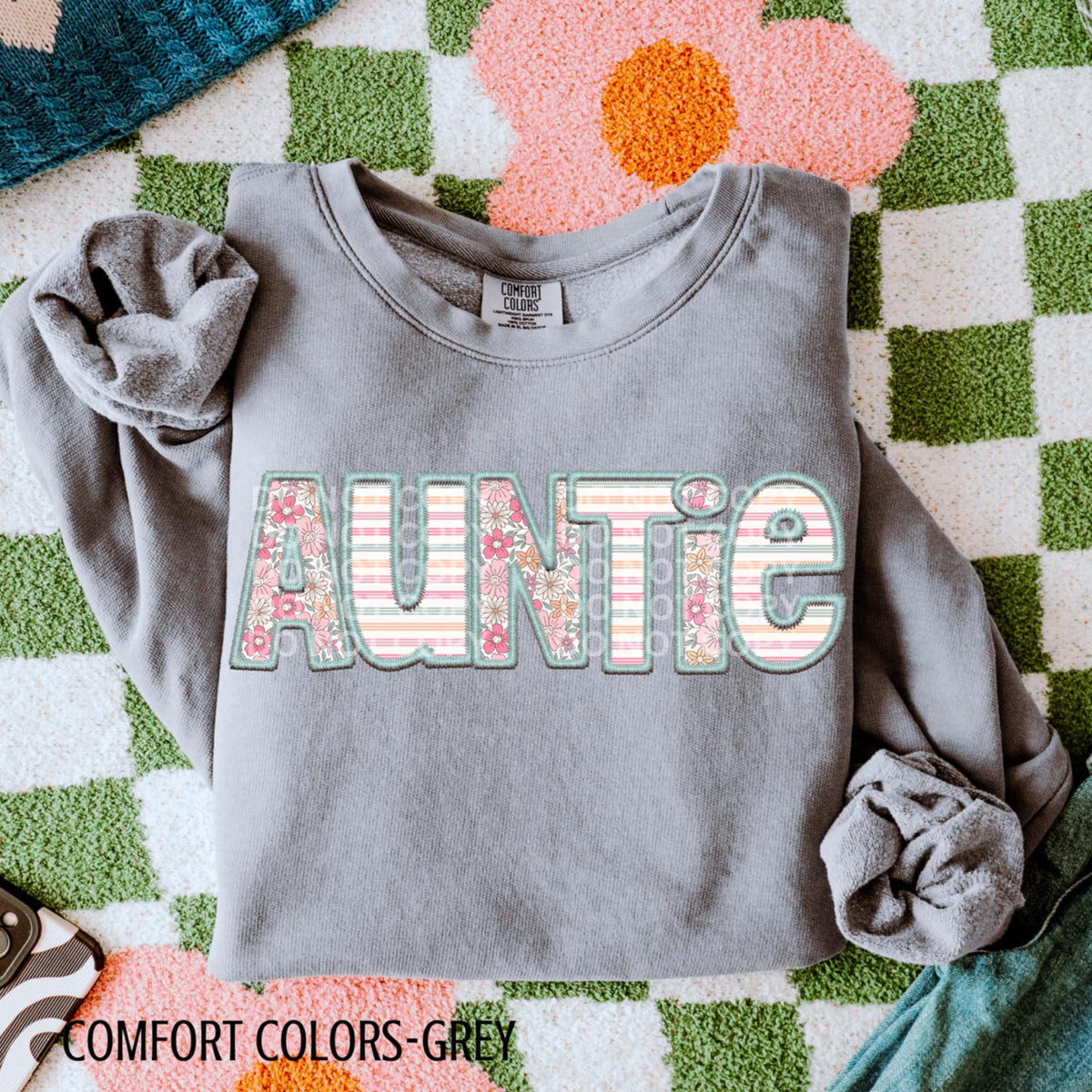 Auntie embroidery (CSG) 87199 DTF transfer