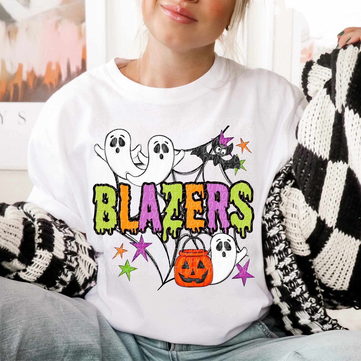 Blazers Halloween (City) DTF transfer