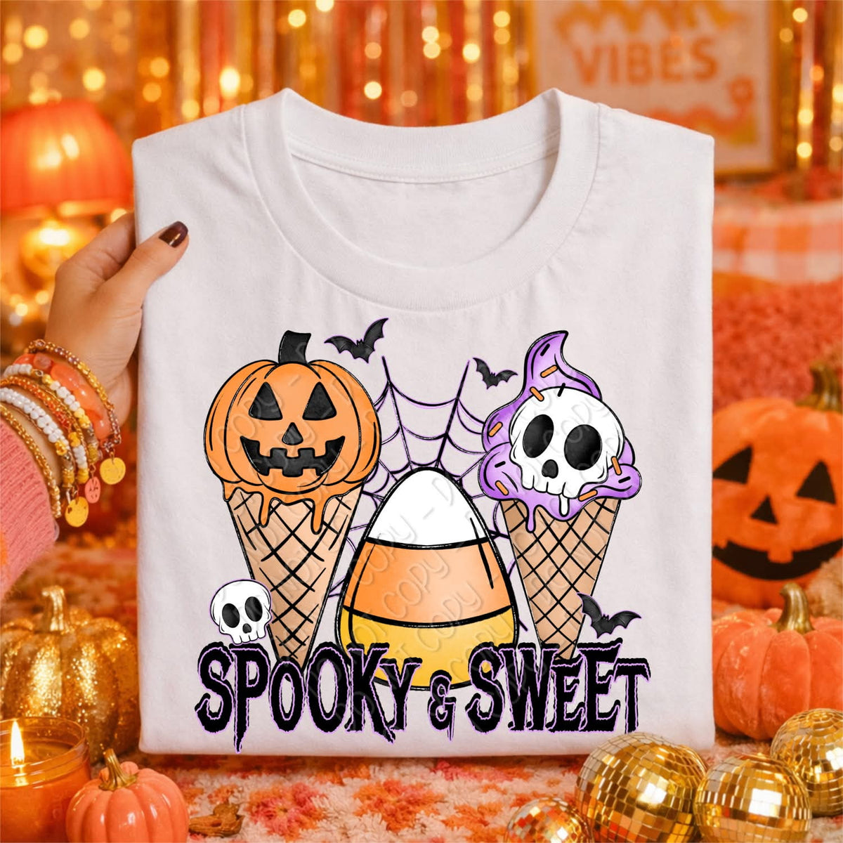 Spooky and sweet Sunday Special DTF transfer