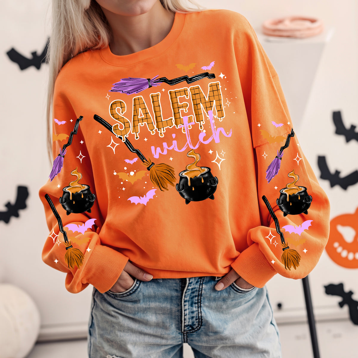 Salem witch (front only) (CSC) DTF Transfer