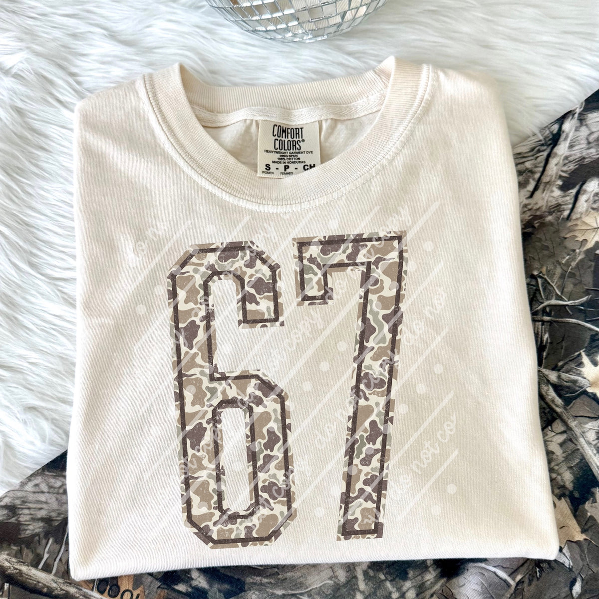 67 Camo no bows (scarlow) DTF transfer