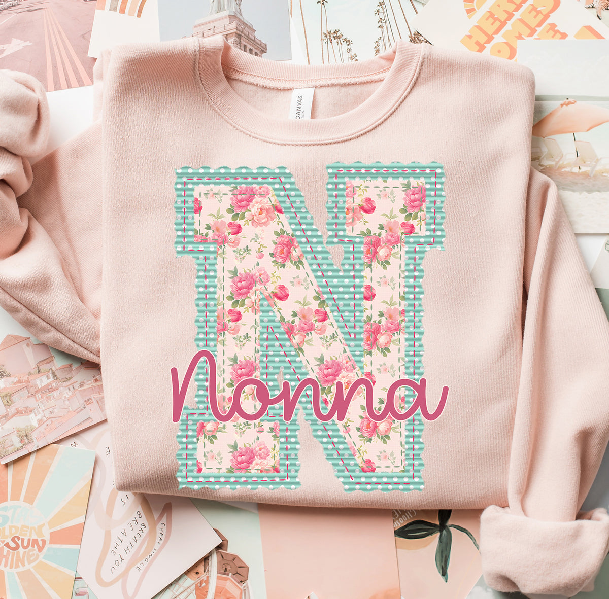 Nonna Sweet Vintage Name (S&G) DTF Transfer