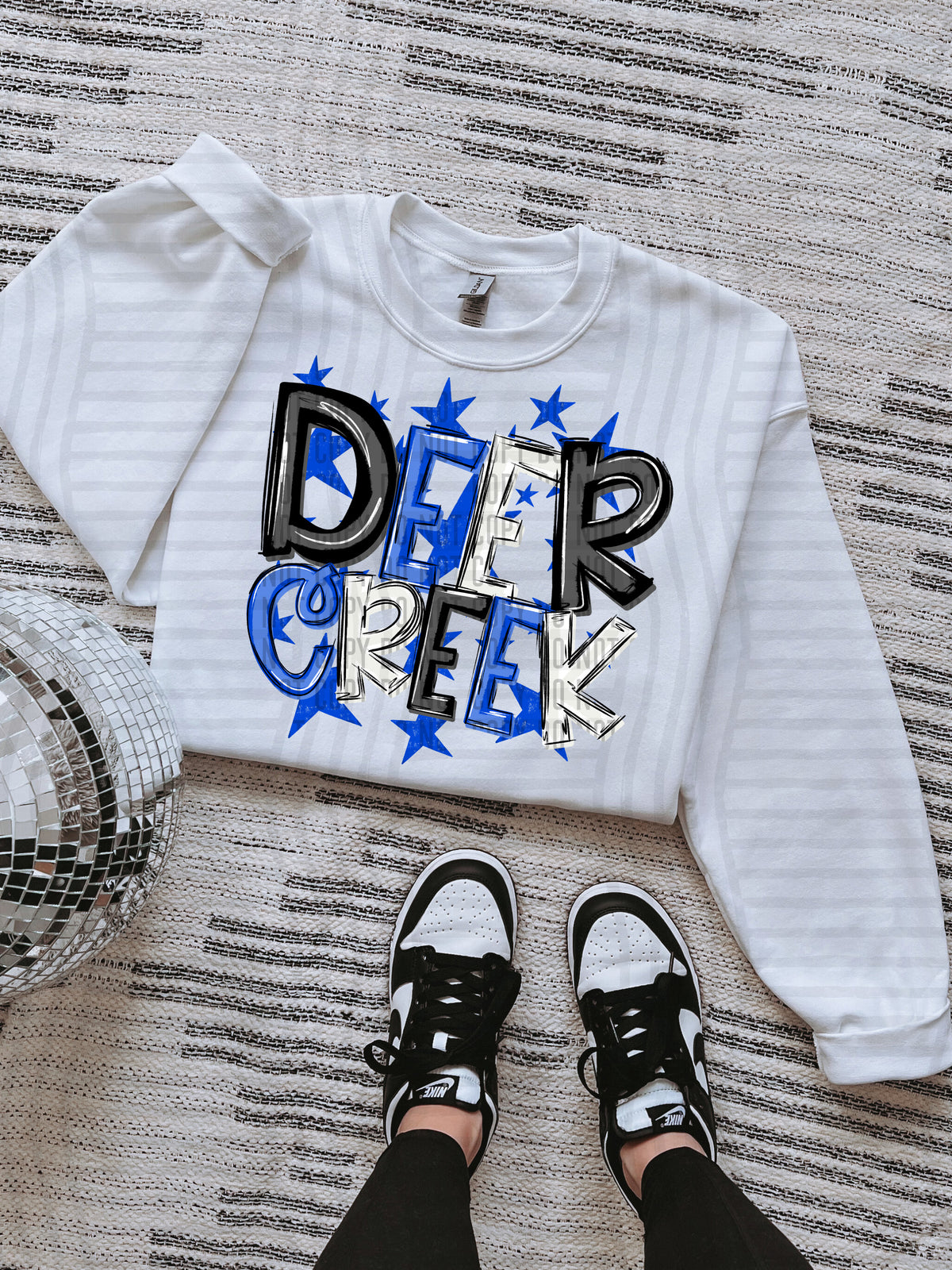 deer creek men black and blue with blue stars (caplinger) DTF Transfer