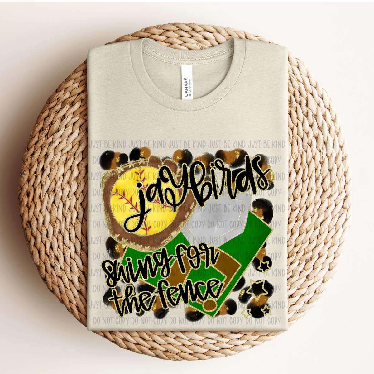 Softball Jaybirds For The Fence (Caplinger) 83485 DTF Transfer