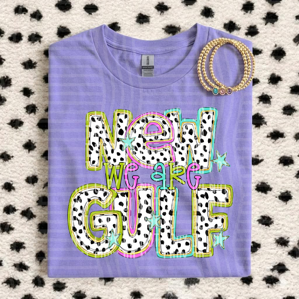 We Are Newgulf Spotted & Dotted (Caplinger) DTF transfer