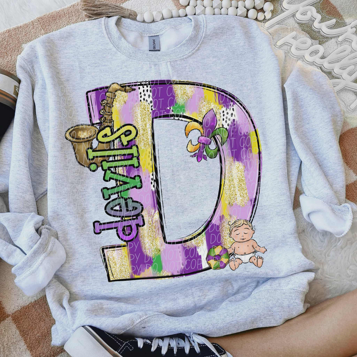 Devils Mardi Gras (city) DTF Transfer