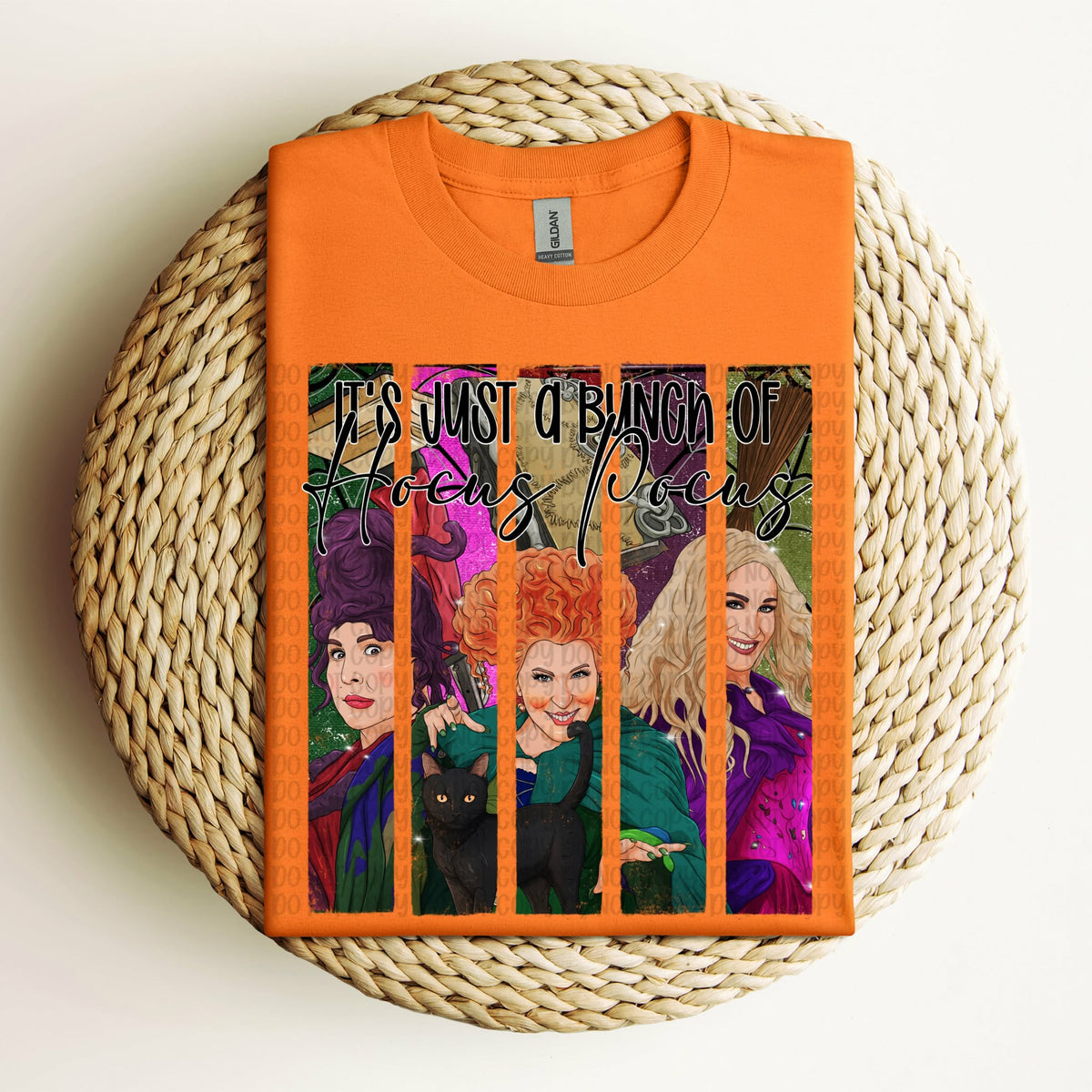 Just a bunch of HP Witch sisters and stripes Sunday Special DTF transfer