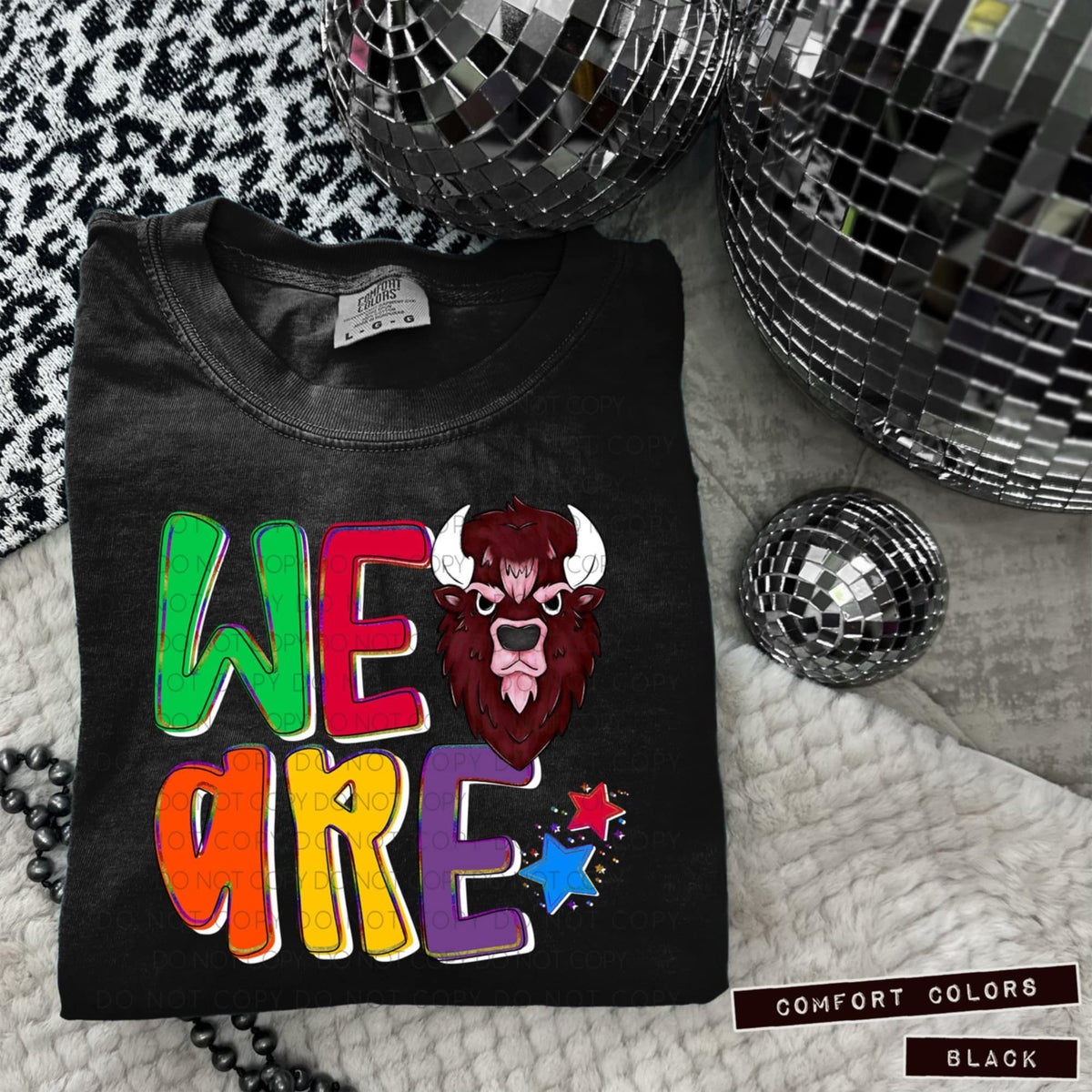 We are buffaloes maroon (Caplinger) 100674 DTF transfer