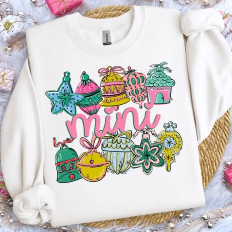 Mini ornaments (s&g) DTF transfer