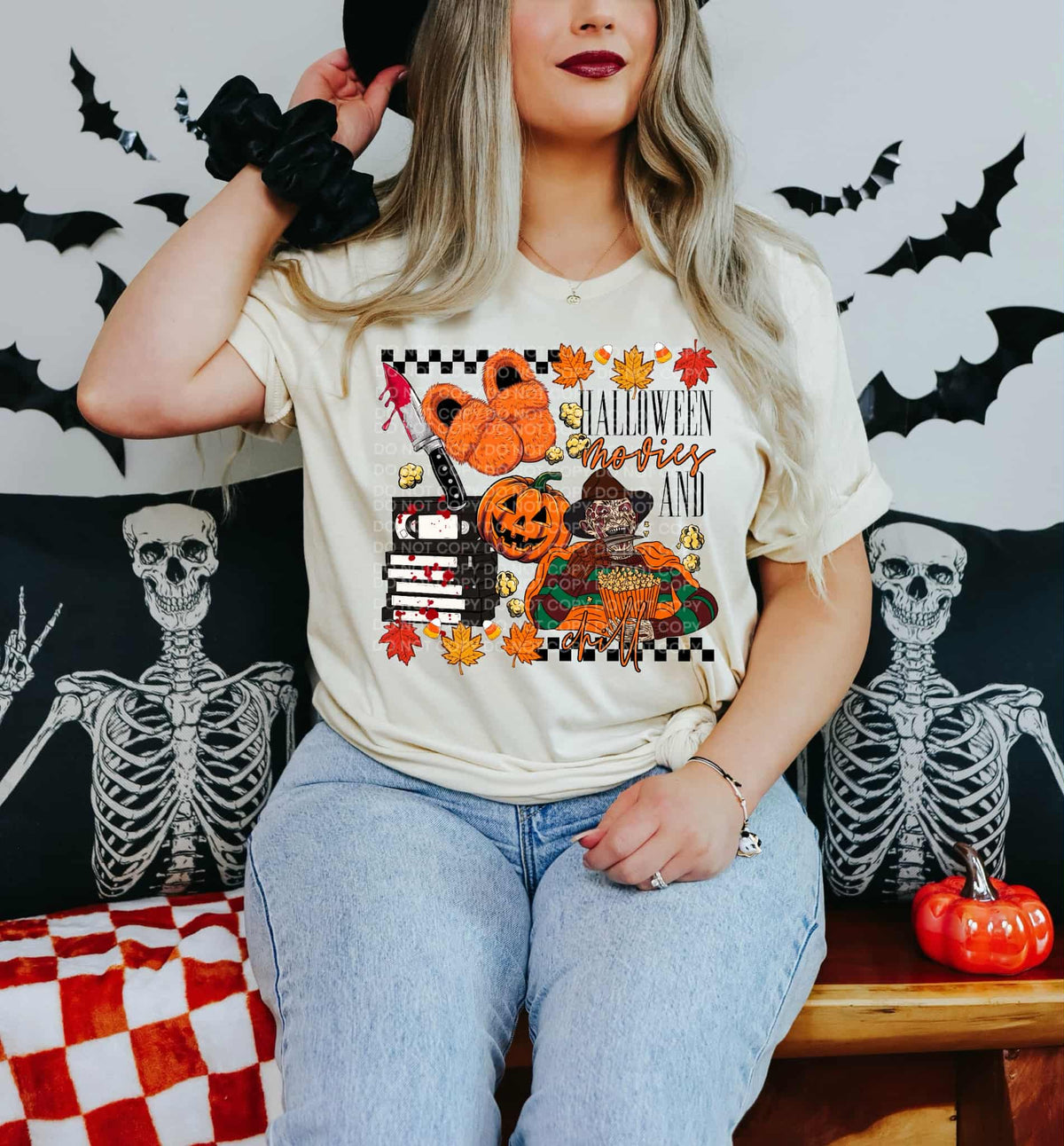 Halloween Movies and Chill Fred (Scg) DTF transfer