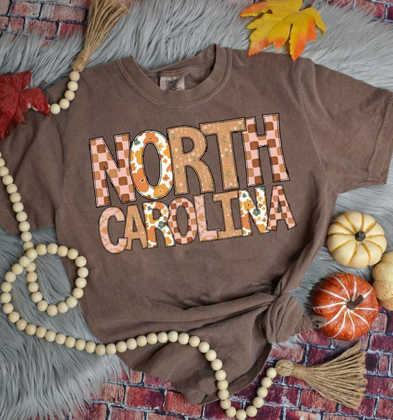 North Carolina fall boho states (S&G) 52719 DTF transfer