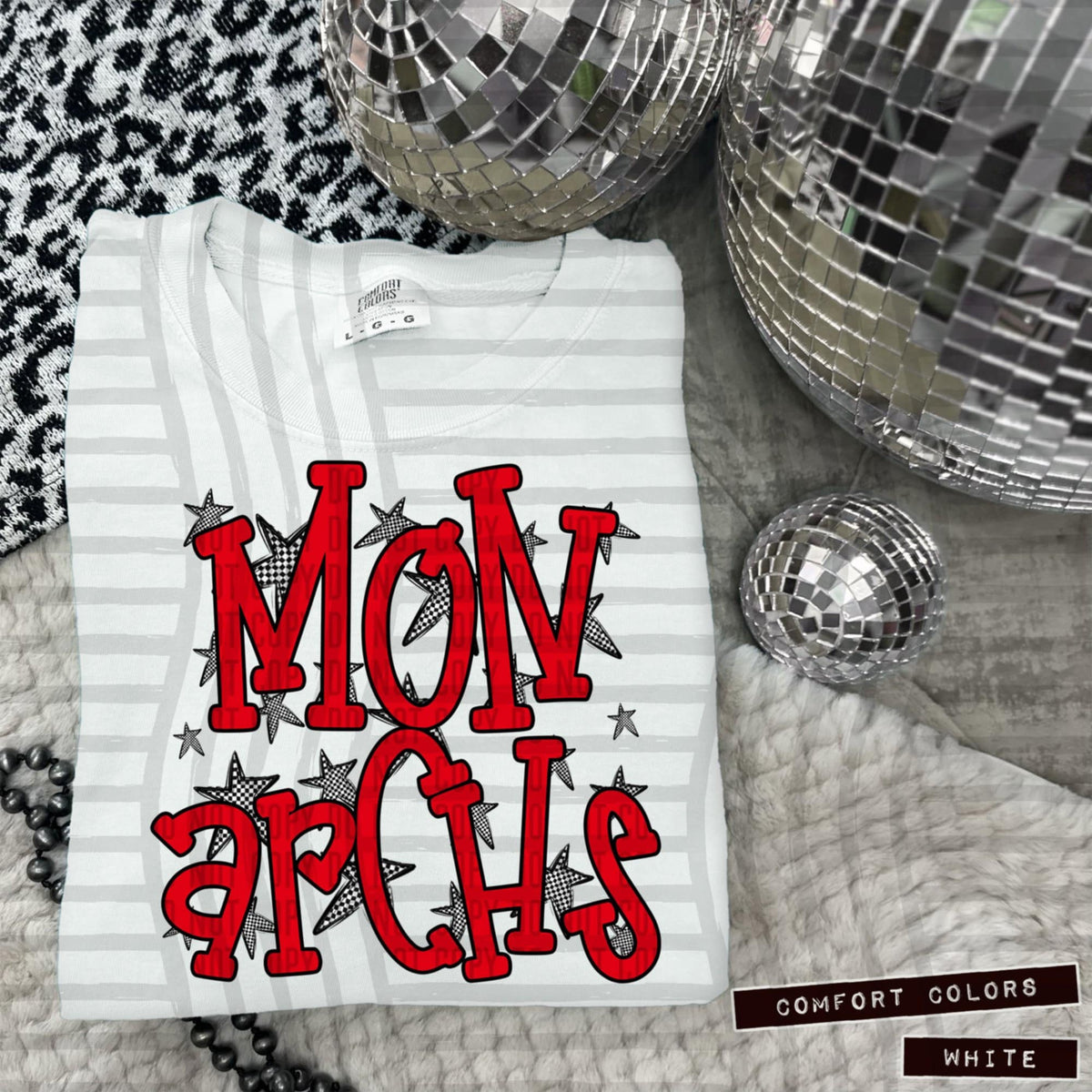 Red Staggered Mascots (Caplinger)