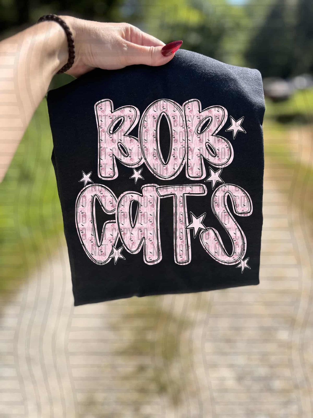 Bobcats Mascot ghost (caplinger) DTF transfer