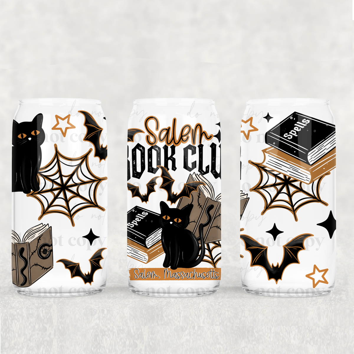 Salem Book Club (CSC) UV DTF WRAP