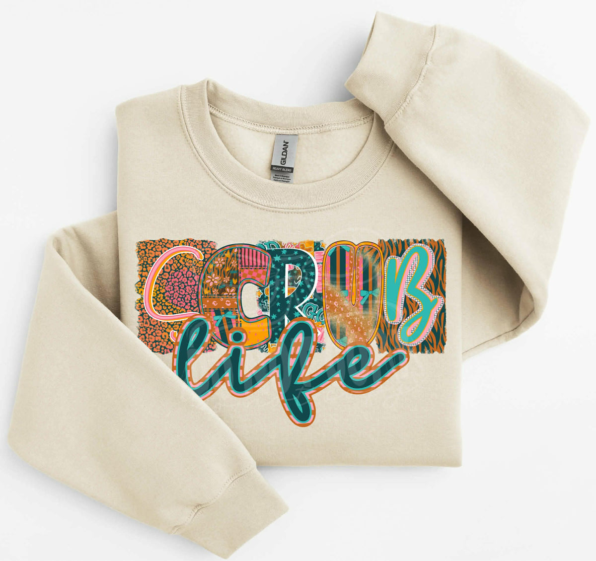 Scrub life (blocks and cursive) (c’s) DTF Transfer