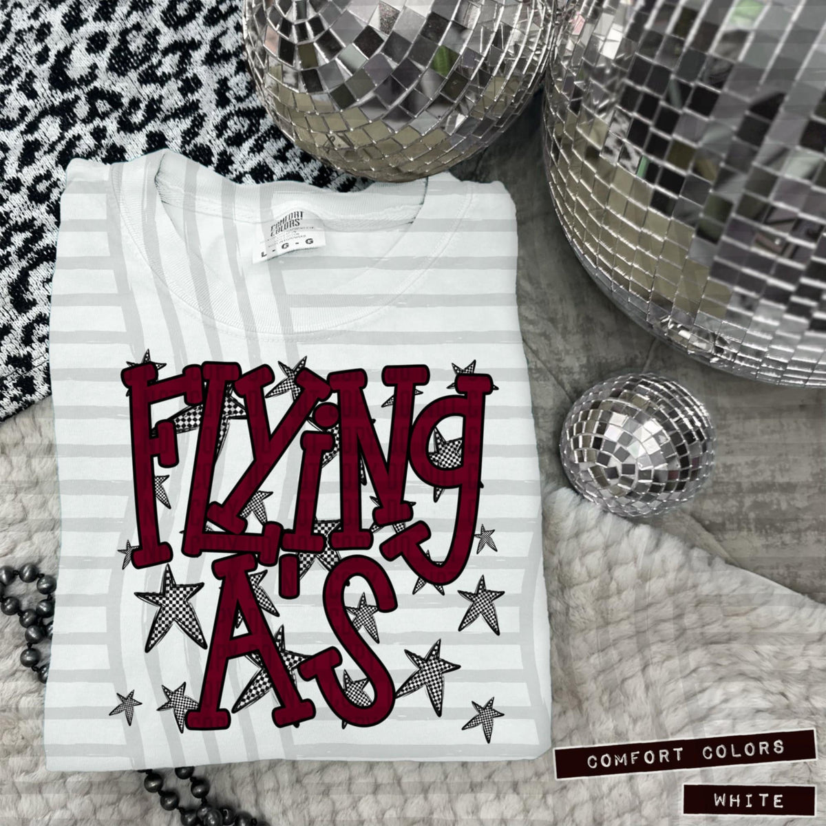 Maroon Staggered Mascots (Caplinger)