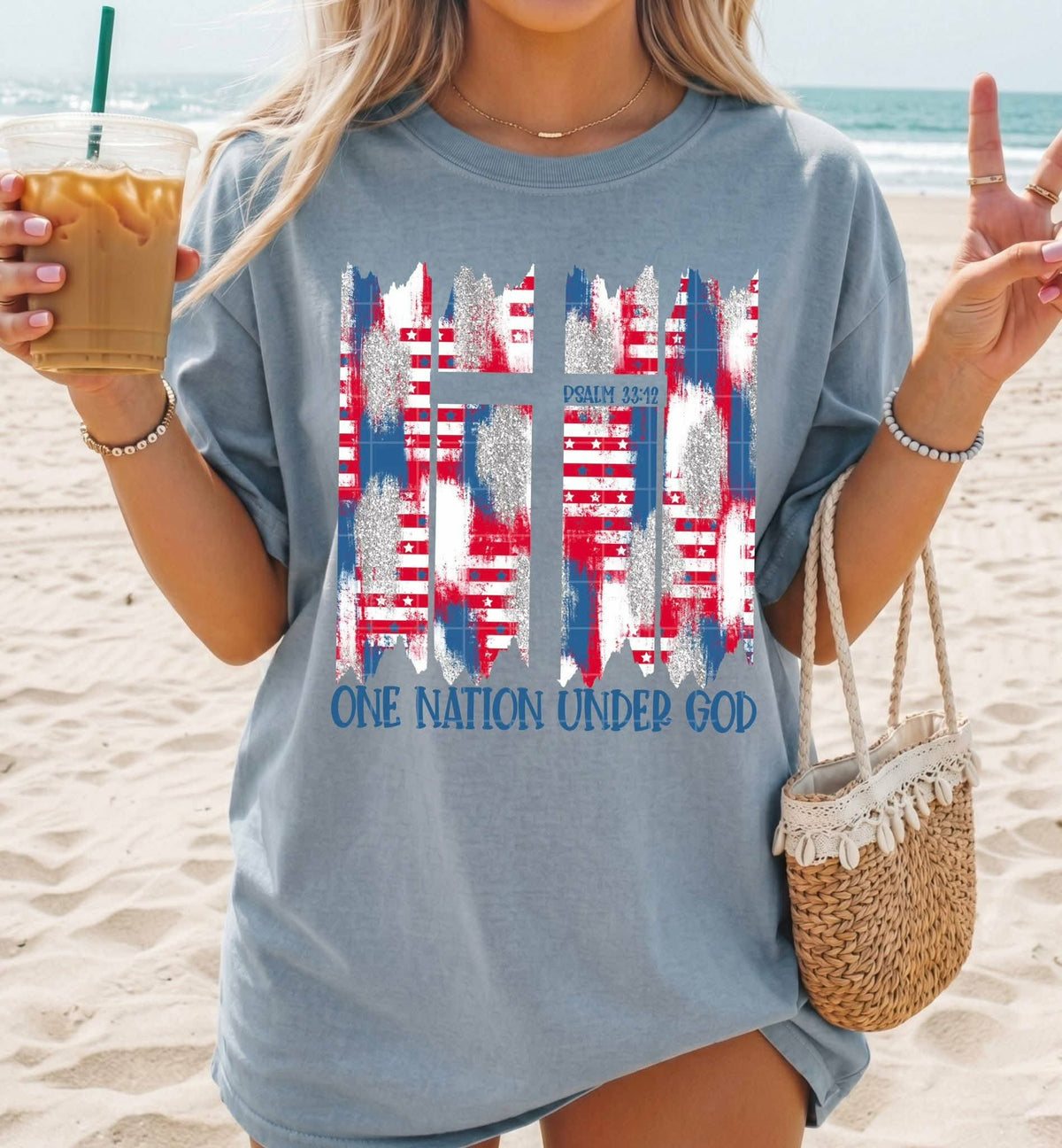 One nation under god Sunday Special DTF transfer