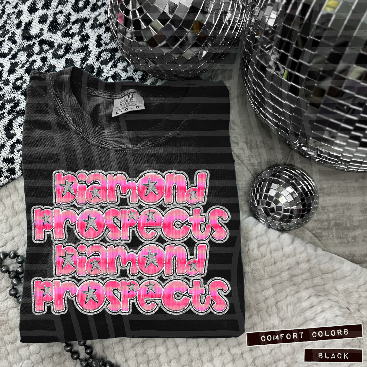 Diamond Prospects Pink Stacked (Caplinger) 101926 DTF transfer