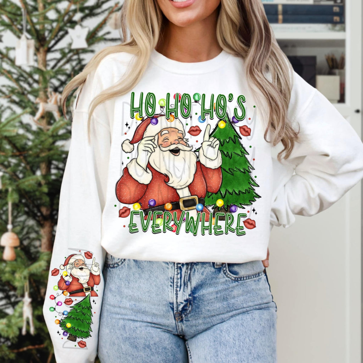 Ho ho ho’s everywhere FRONT 109279 DTF transfer