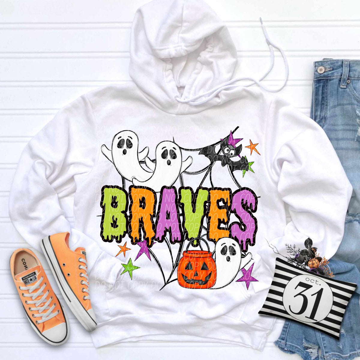 Braves Halloween (City) DTF transfer