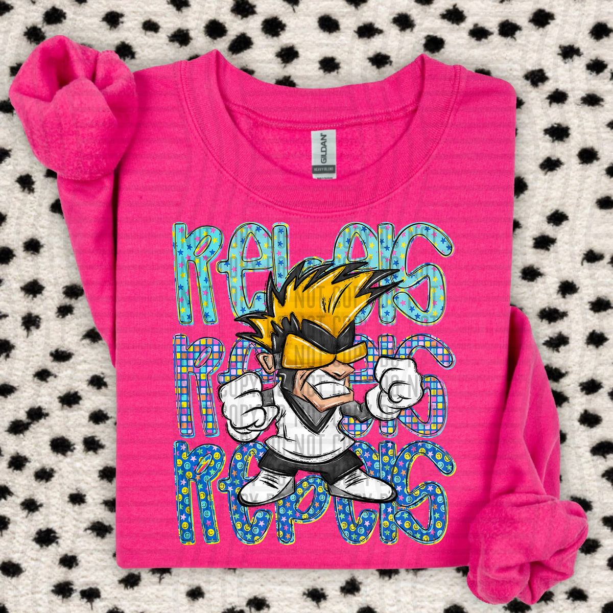 Rebels yellow chaos stacked (Caplinger) DTF Transfer