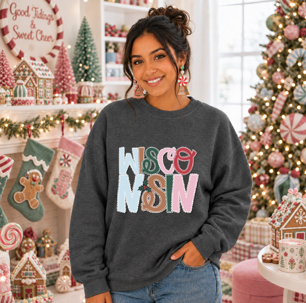Holly jolly Wisconsin (S&G) DTF Transfer