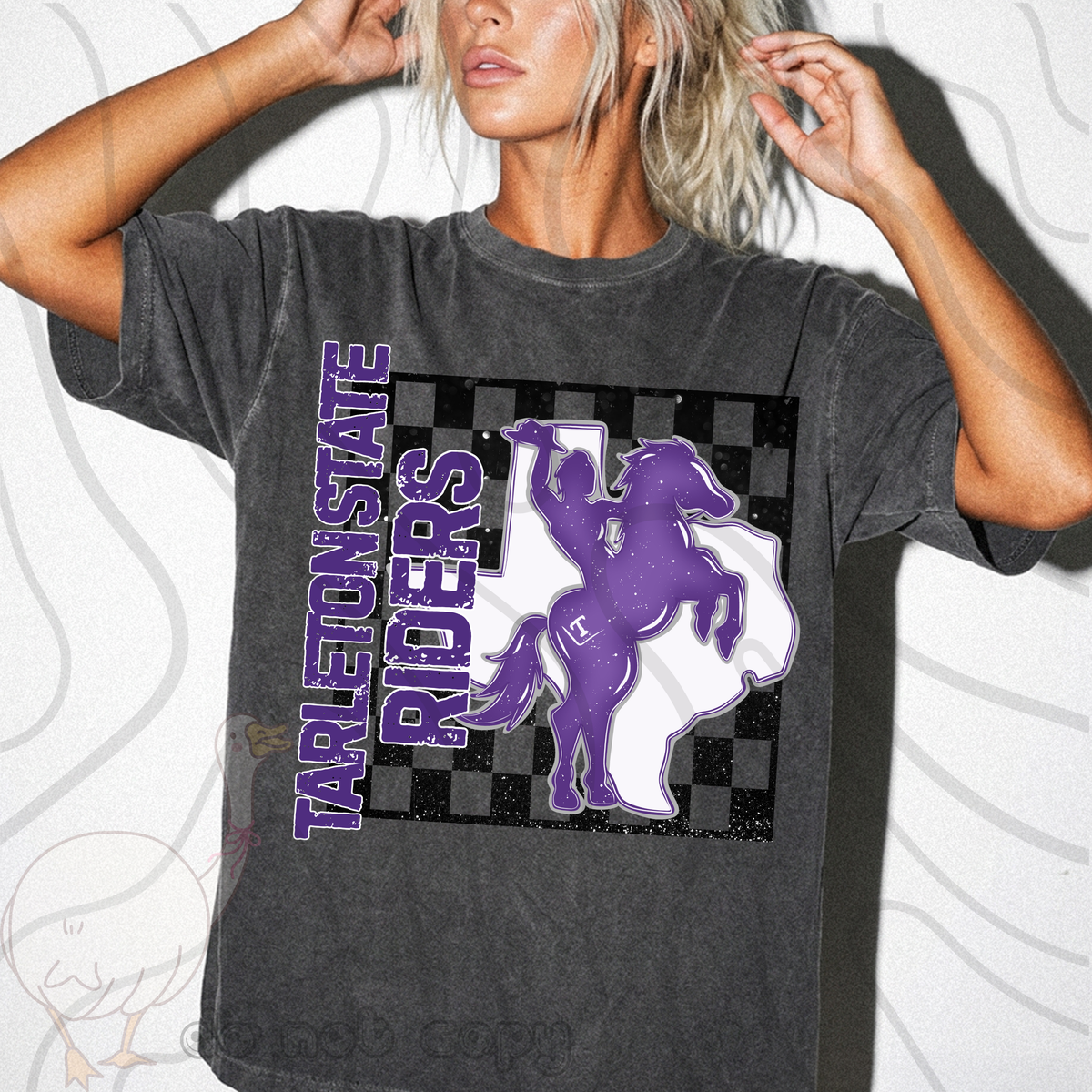 tarleton state riders 48 college mocks (dkdbk) DTF transfer