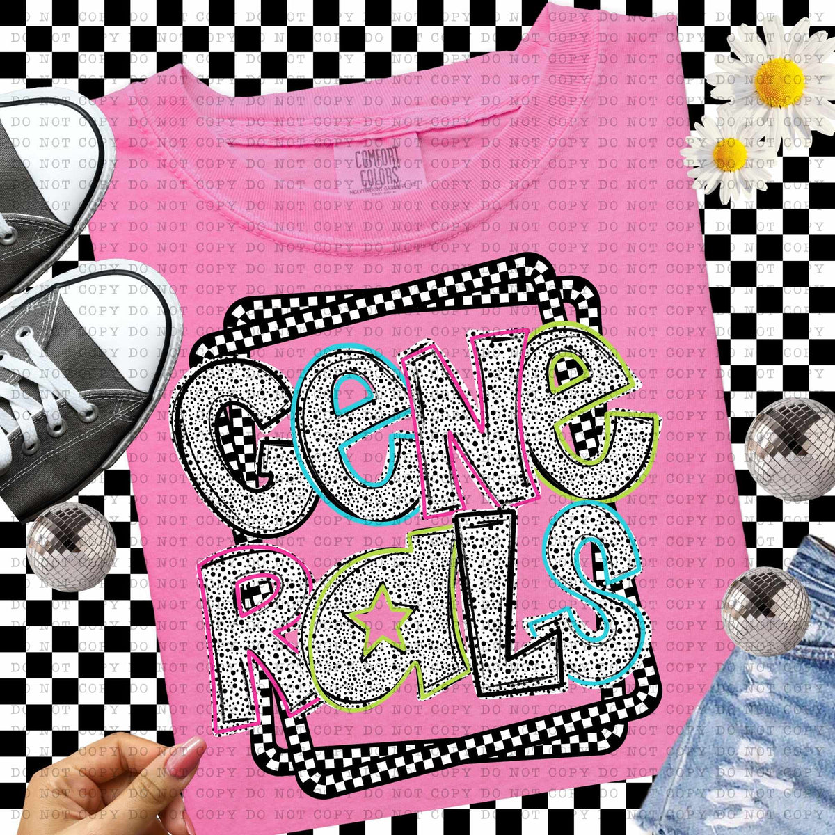 Generals Dalmatian filled mascots (ECHT) 55129 DTF transfer