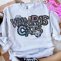 Wampus cats rhinestone soccer (CITY) 77070 DTF transfer