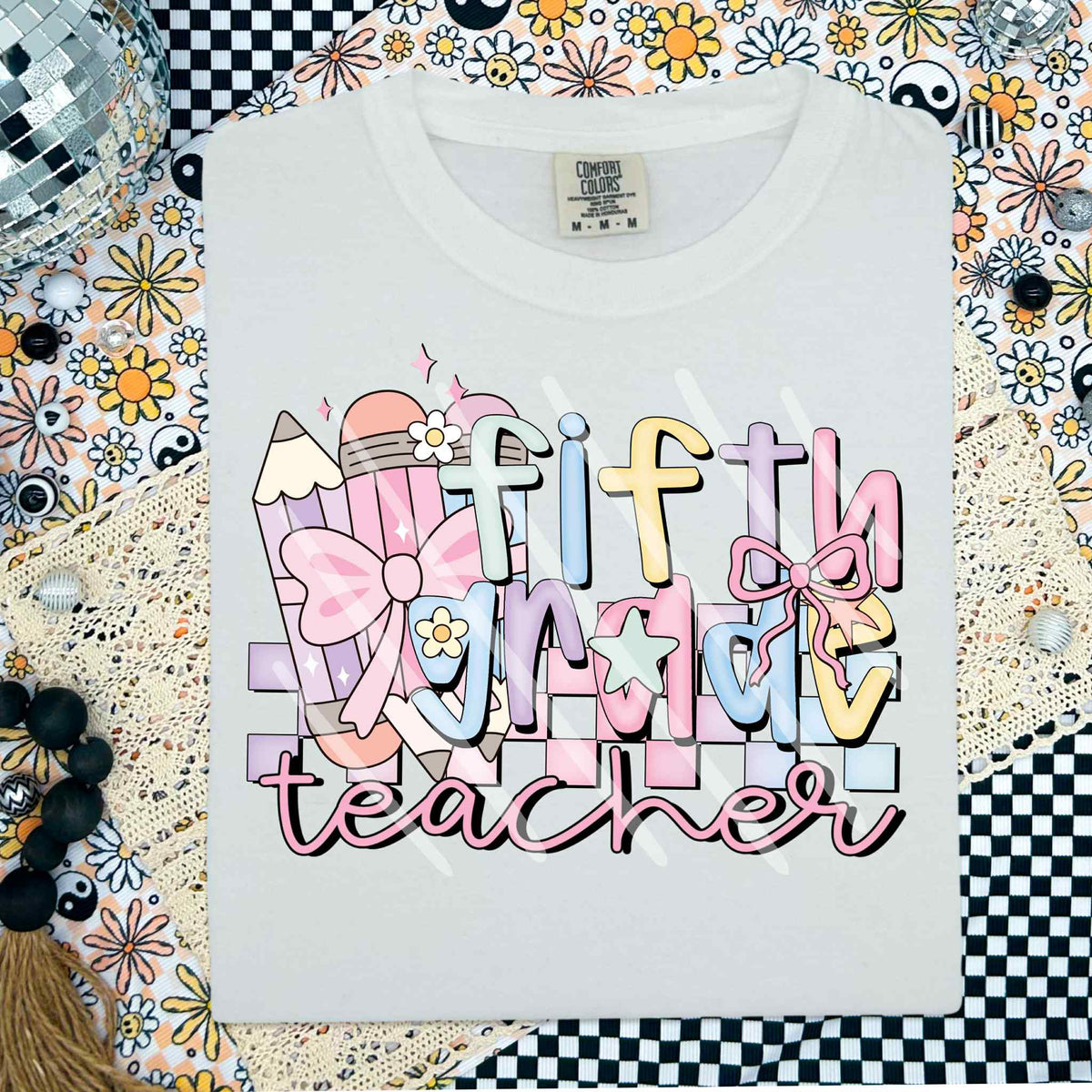 Fifth Grade Teacher DTF transfer