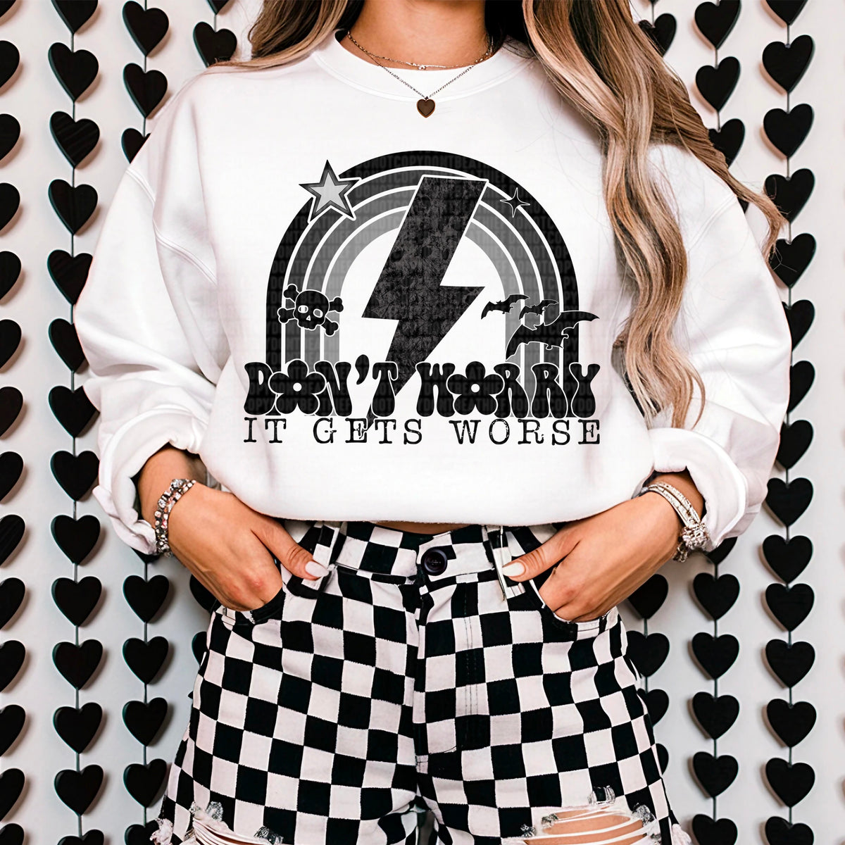 Don’t worry it gets worst black rainbow 91748 DTF transfer