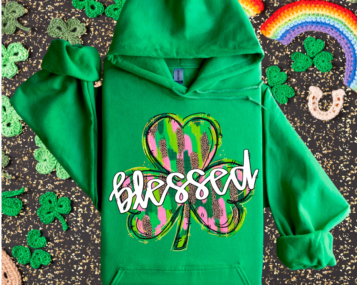 Blessed clover 93851 DTF transfer