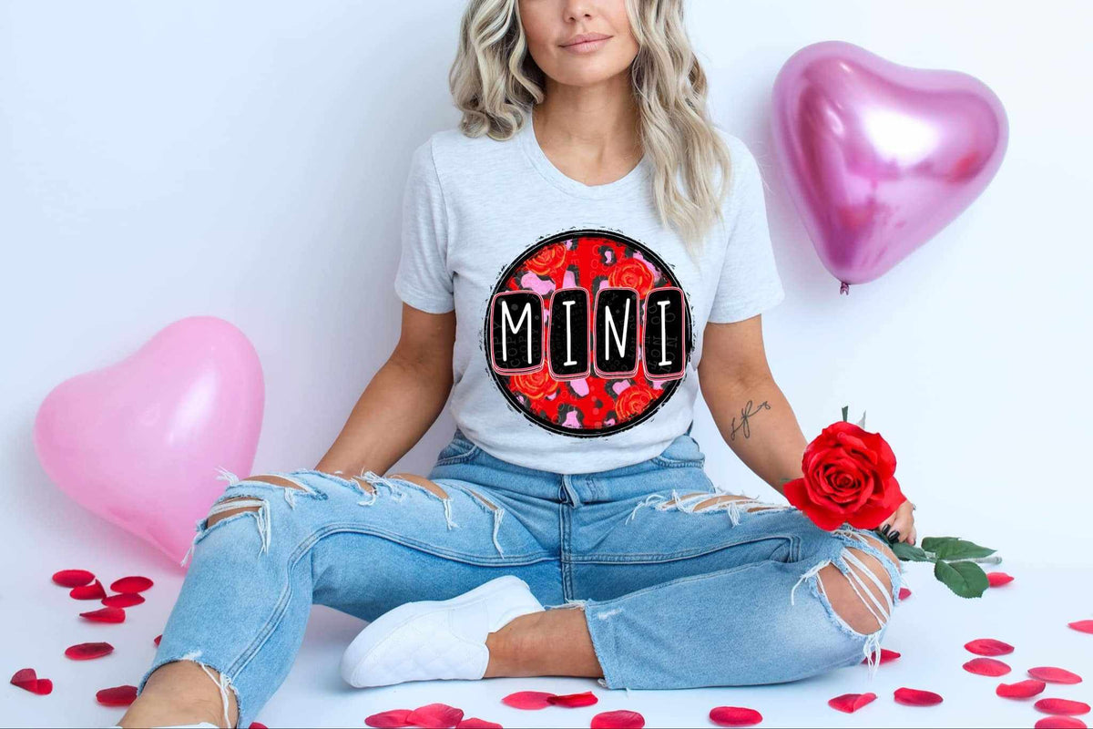 Mini valentine circle 70360 DTF transfer