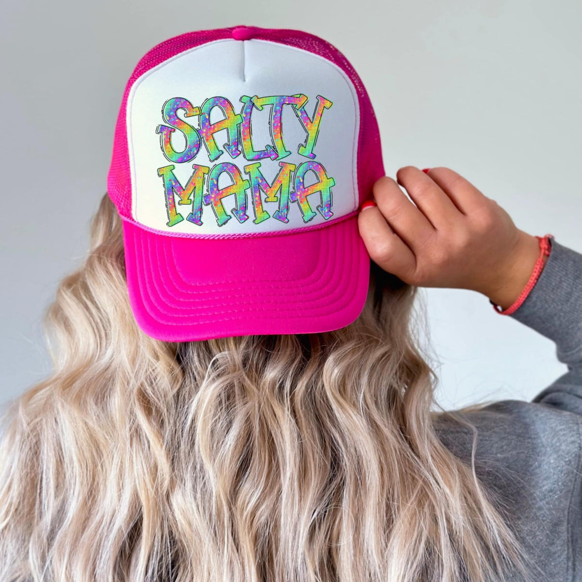 Salty mama rainbow font (SDD) 96729 DTF transfer
