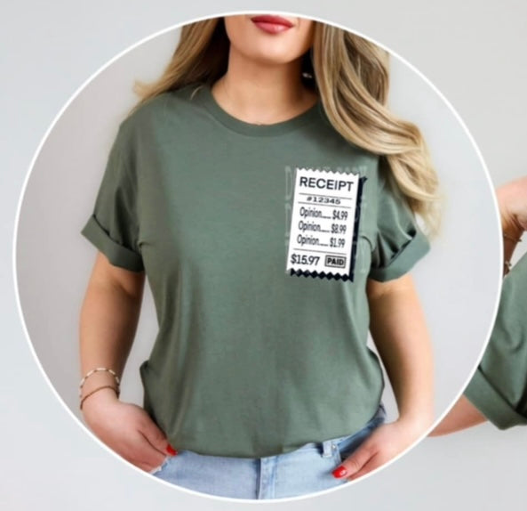 Receipt pocket 106244 DTF transfer