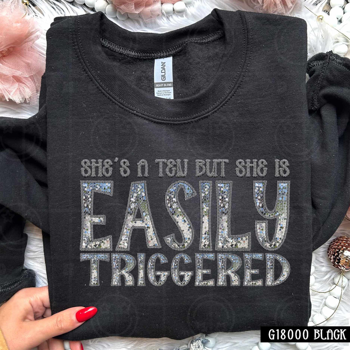 She’s a ten but she is easily triggered (HW) 73505 DTF transfer