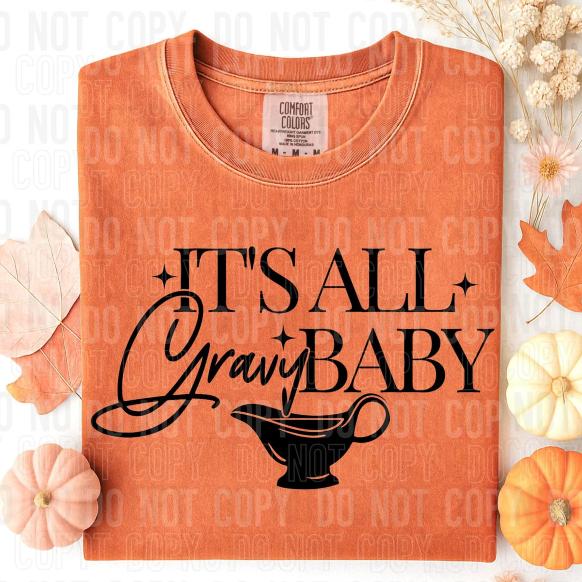 It’s All Gravy Baby BLACK SBB DTF transfer