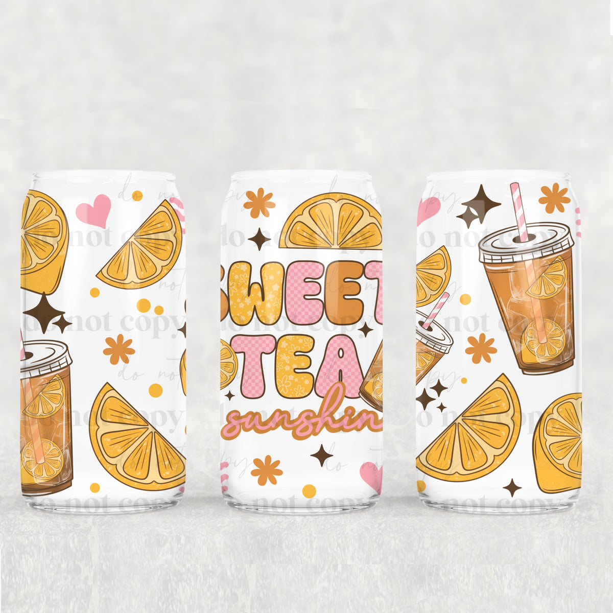 Sweet tea sunshine (CSC) UV DTF WRAP