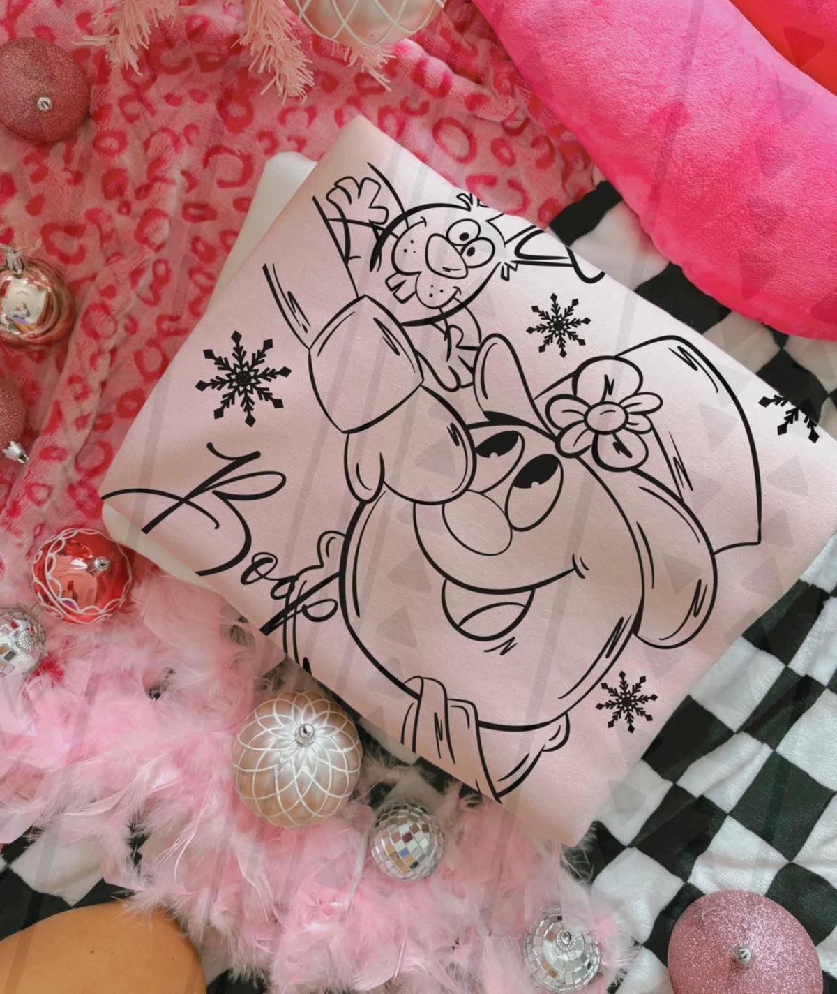 Boop Snowman TGG DTF transfer