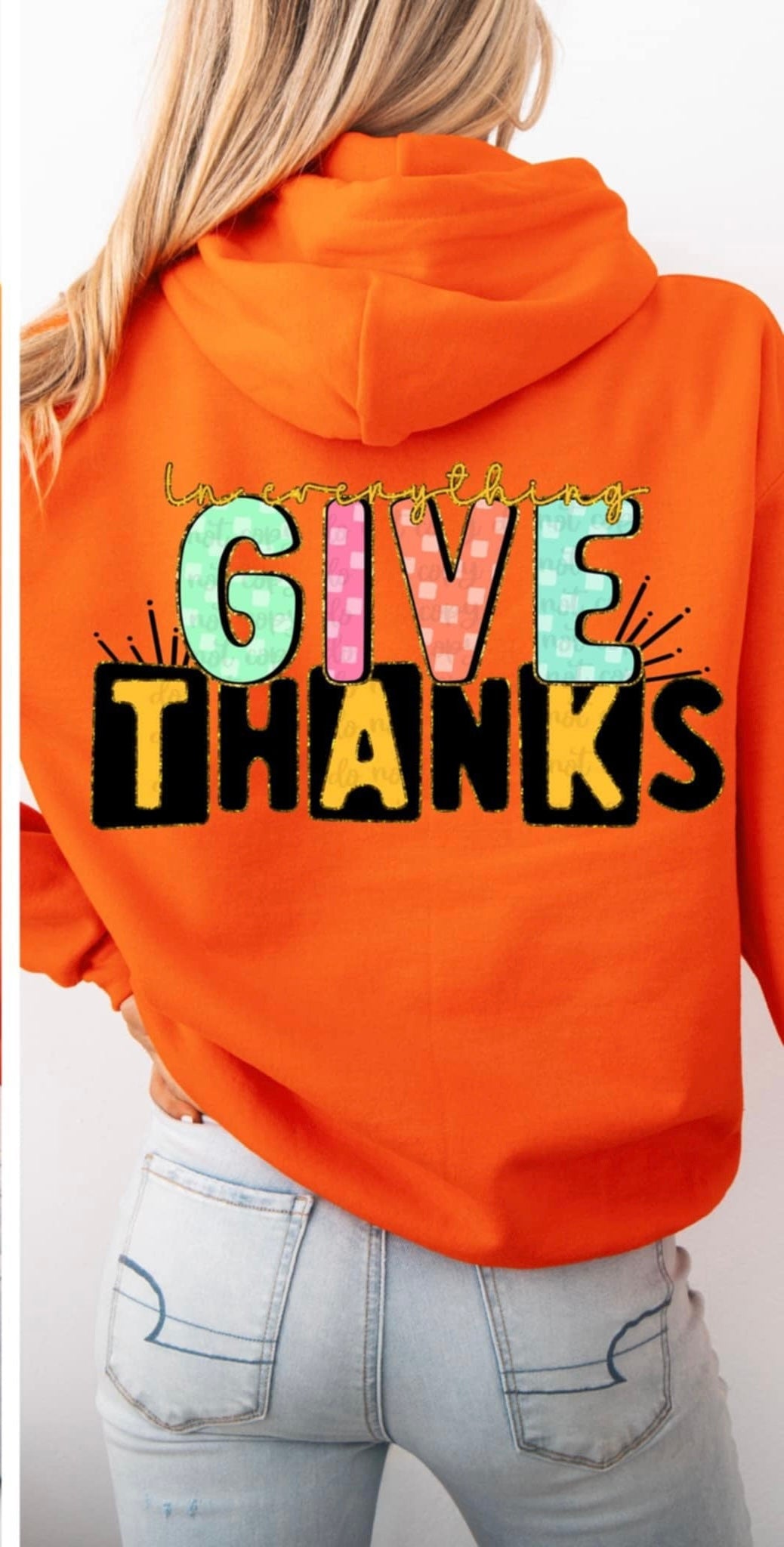 In everything give thanks 90036 DTF transfer