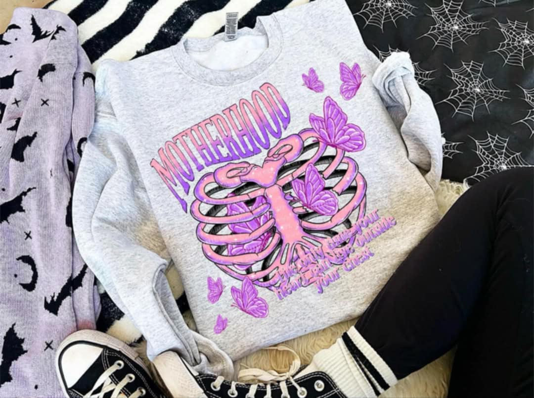 Motherhood pink ribs 98274 DTF transfer