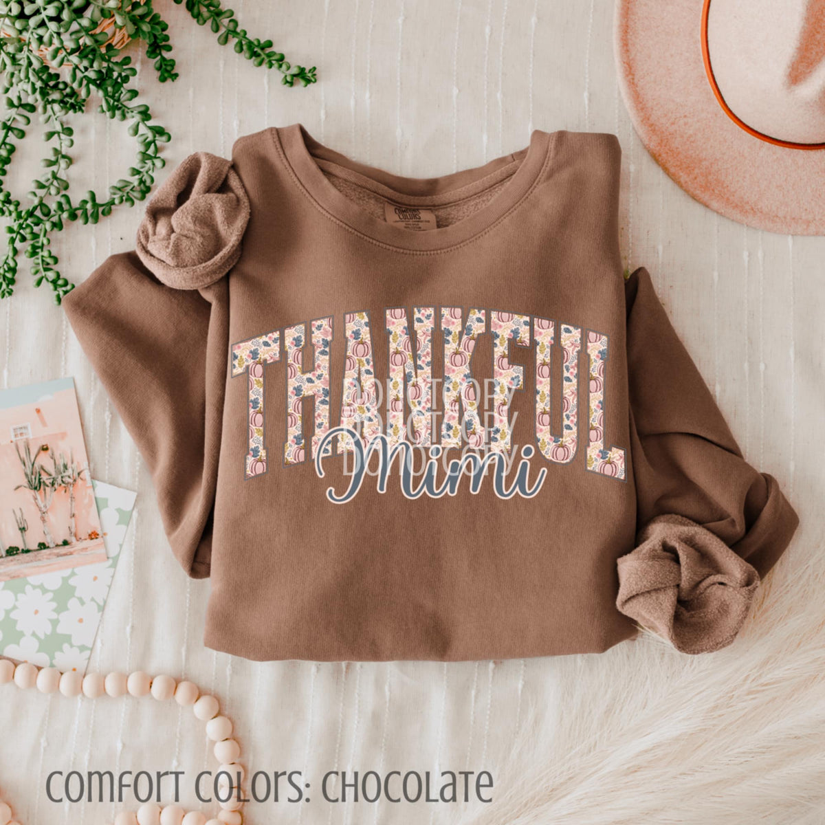 Thankful Mimi pumpkin font (CSG) DTF transfer